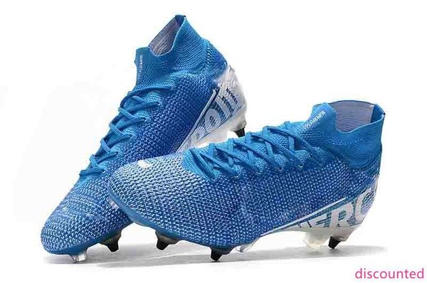 

mens mercurial superfly 7 elite sg-pro ac ronaldo fg cr soccer shoes 360 chaussures football boots high ankle soccer cleats39-45