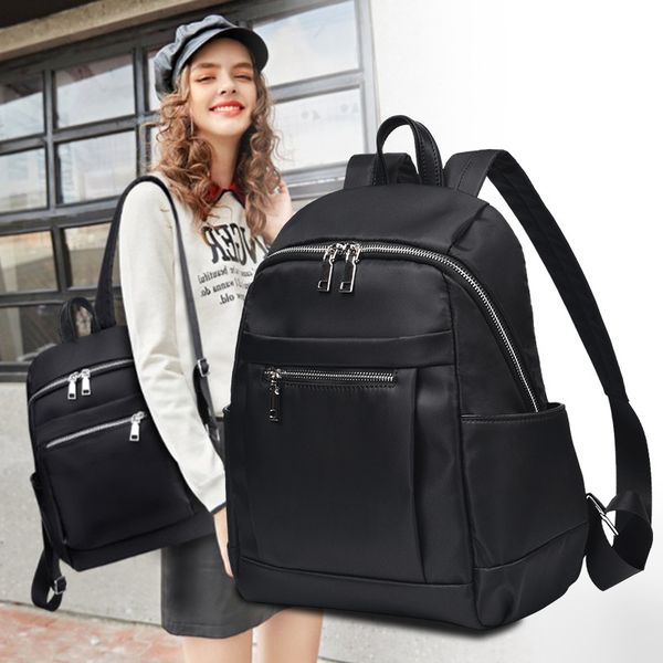 

2020 new women's backpack nylon backpack college student bag fashion casual shoulder bag korean waterproof oblique