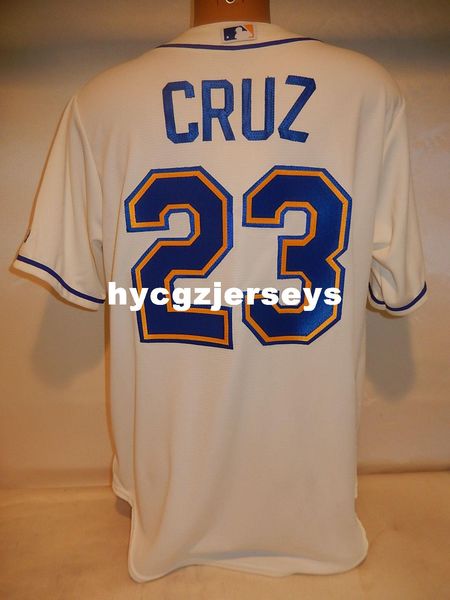 

baseball sm #23 nelson cruz "cool base" shirt jersey white new mens stitched jerseys big and tall size xs-6xl for sale, Black;blue
