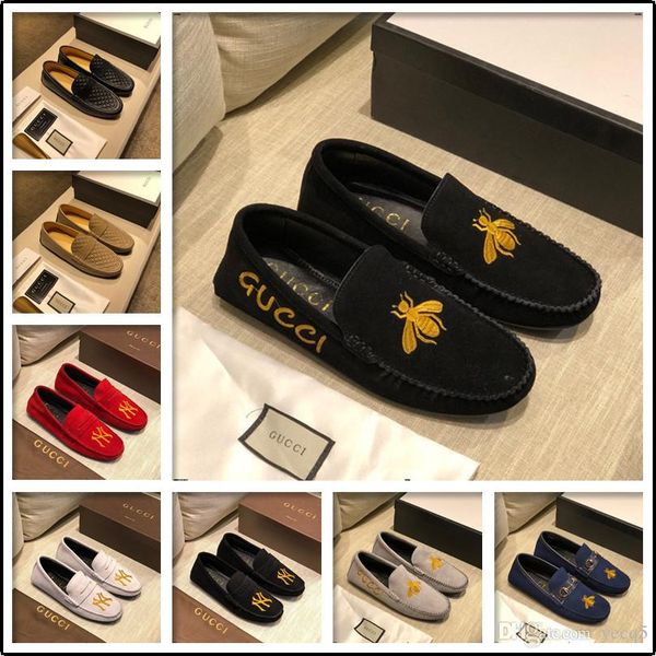 

21sf brand лето весна дышащий genuine кожа квартиры loafers men casual shoes men дизайнерская скольжению на вождение shoes yeye5, Black