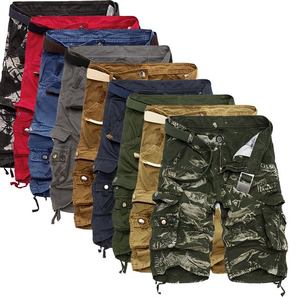 

Januarysnow Cargo Shorts Men Cool Camouflage Summer Hot Sale Cotton Casual Men Short Pants Brand Clothing Comfortable Camo Men Cargo Shorts