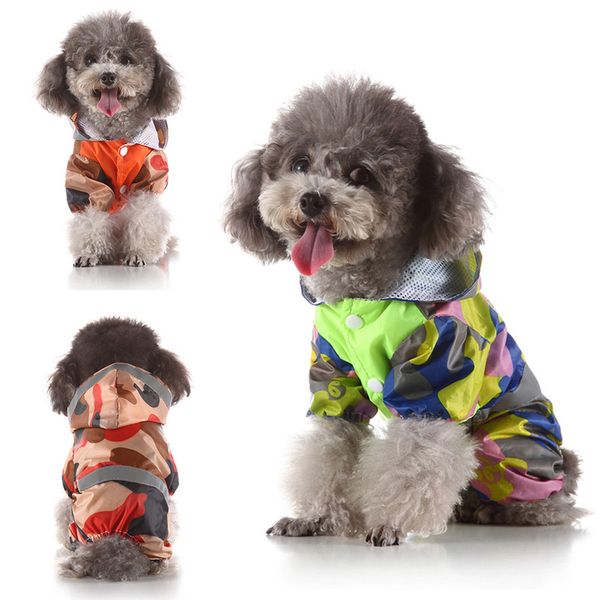 

pet dog cat clothes waterproof pet dog outdoor coats jacket clothes accessories puppy rain jacket @5