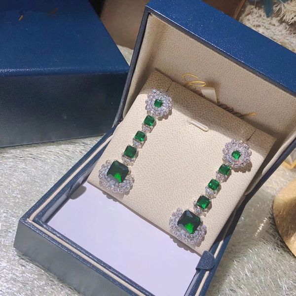 

fashion-european runway show luxurious fully-jewelled earrings d01010003, Golden;silver