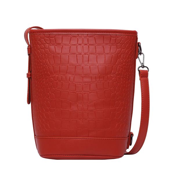 

pu handbag casual big bag fashion shoulder bag crocodile messenger large capacity bucket different size bags