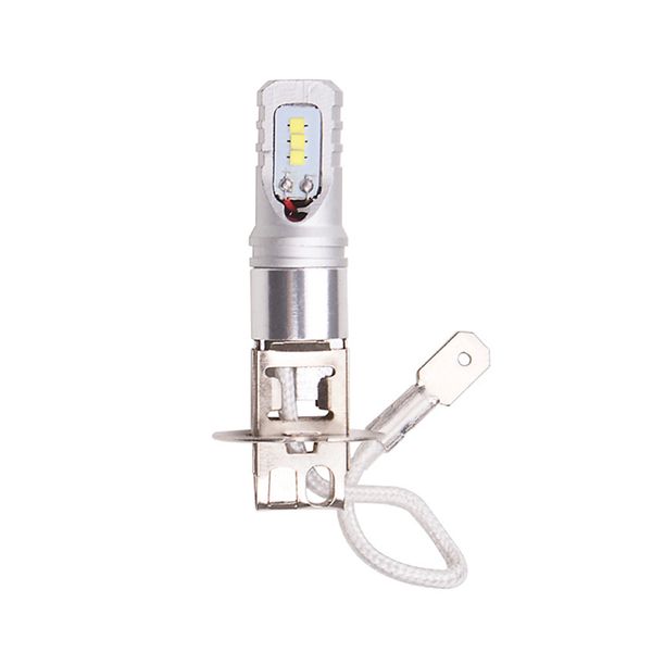 

1pcs auto headlights csp 1919 h1 h3 6smd canbus front fog light 80w 12-24v white light car bulbs car led fog lights headlamps