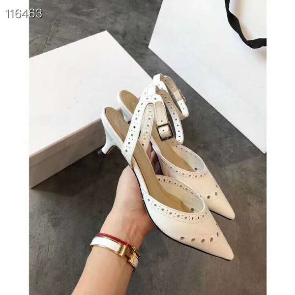 

sell white black leather pointy shoes kitten heel designer pumps wedding shoes with box