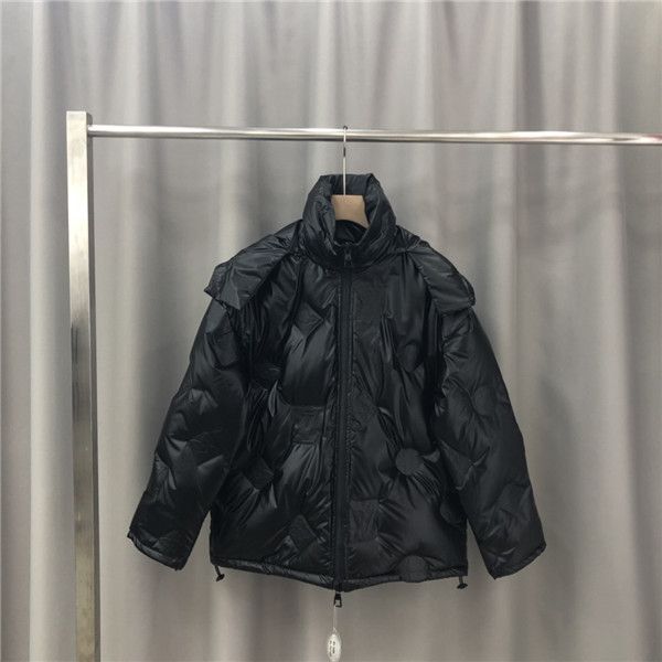 

19aw luxurious paris brands design l down jacket coat sweatshirts fashion dark grain logos sweater streetwear outdoor hoodies v coat, Blue;black