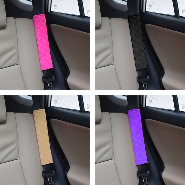 

2 pcs car seat belt cover shoulder pads protection for adults kids baby women short plush safety belt shoulder protection