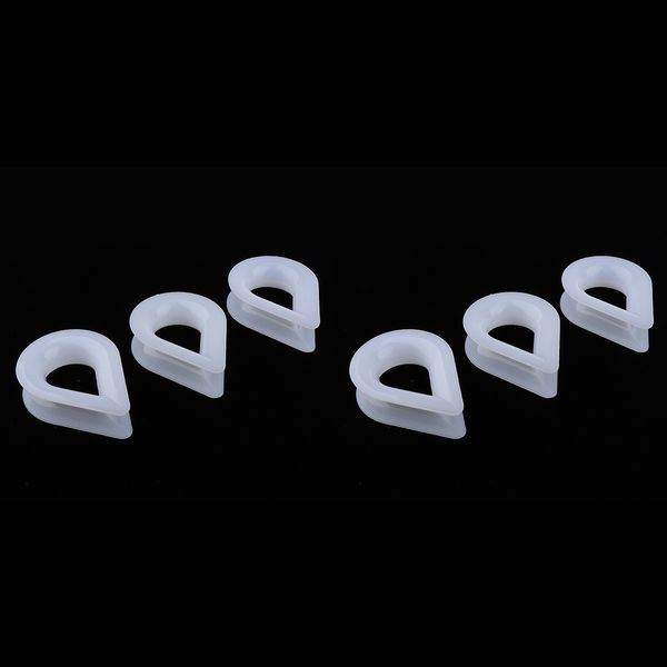 

3pieces marine nylon thimble 3/8inch+ 3pieces marine nylon thimble 1/2inch