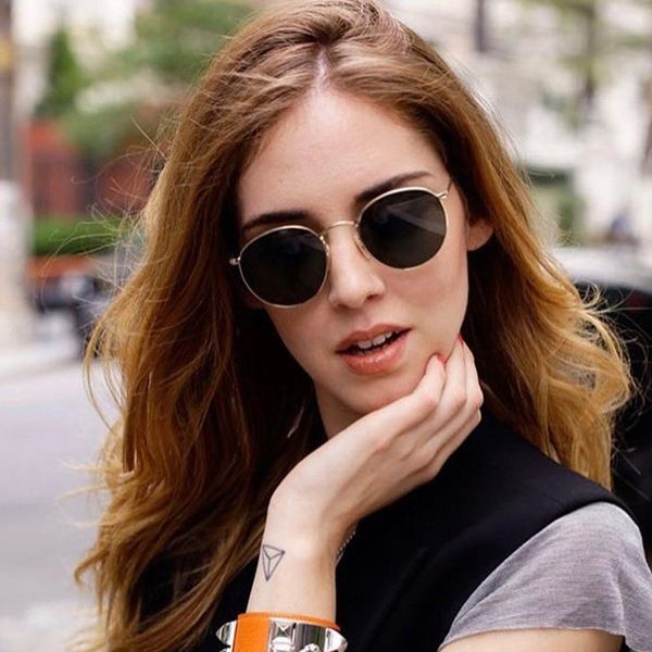 

retro sunglasses vintage small metal oval frame colorful uv400 mirror travel outdoor sun glasses for men women, White;black