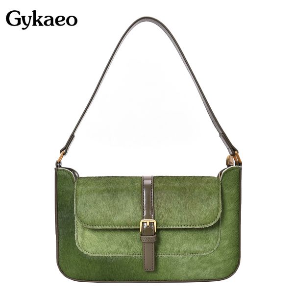 

luxury handbags women bags designer small genuine leather bag ladies fashion flap horse hair shoulder bags for women handbag sac