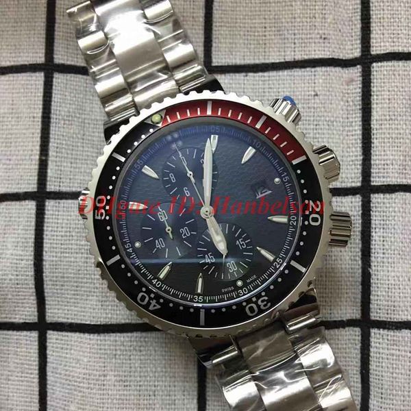 

orologio di lusso men watch stainless steel case staffel metal rotatable bezel luxusuhr watches quartz chronograph movement, Slivery;brown