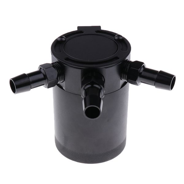 

3/8'' npt car three-point cylinder aluminum oil catch reservoir breather tank