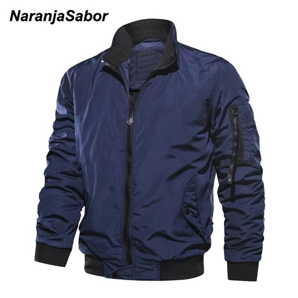 

naranjasabor new men's jackets autumn winter coats fashion army casual outerwear male jacket mens brand clothing n532, Black;brown