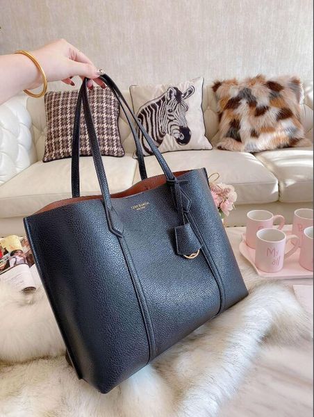 

2019 simple new designers handbag classic style real cow high leather luxury tote bag shoulder shopping bag--12