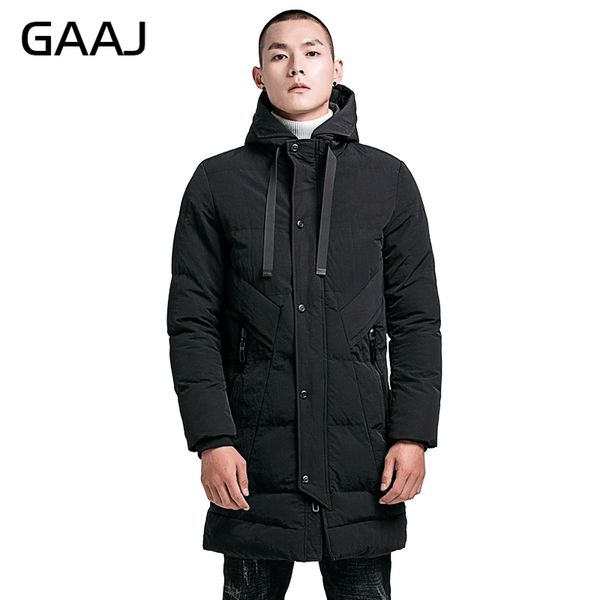 

gaaj brand winter jacket men warm thicken coat famous fashion parkas elegant business plus size 4xl #gayc0, Black