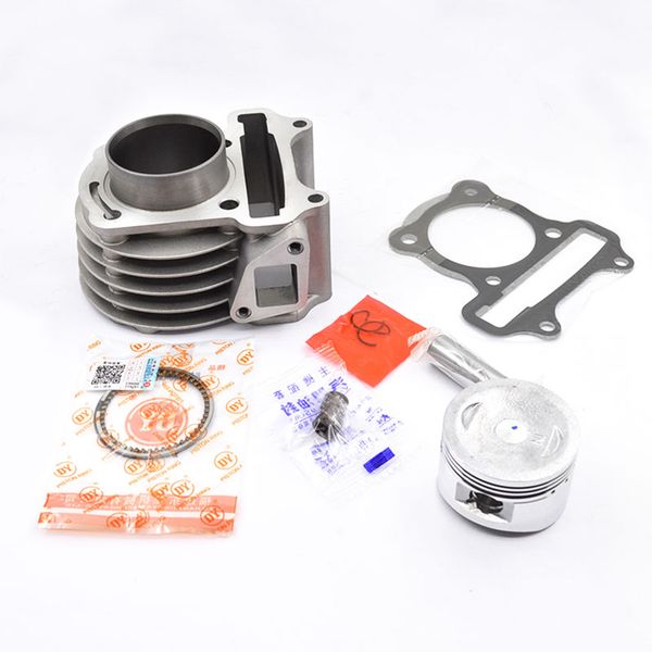 

motorcycle cylinder piston ring gasket kit set big bore for 139qmb 139qma gy6 50cc-100cc moped scooter atv quad dirt bike taotao