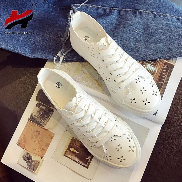 

and autumn new breathable net women shoes white shoes students leisure lazy casual canvas shoes, Black