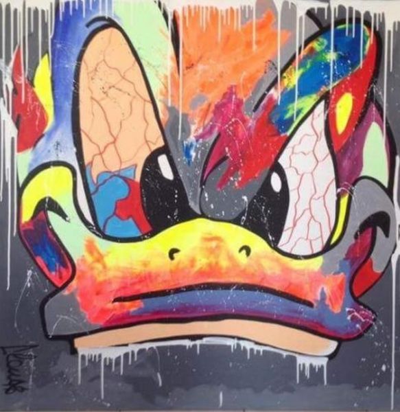 

graffiti animal home decor handcrafts /hd print oil painting on canvas wall art canvas pictures 200222