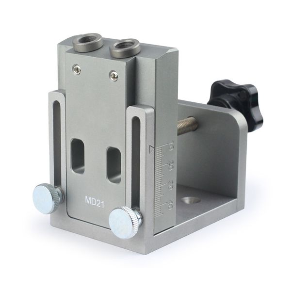 

pocket hole jig locator with step drill bit 9mm screwdriver for carpenter woodworking hardware tools
