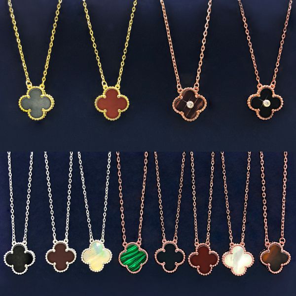 

new luxury 925 sterling silver gold plated necklace jewelry pendant chain ladies brand torque 4 color shell jewelry, White