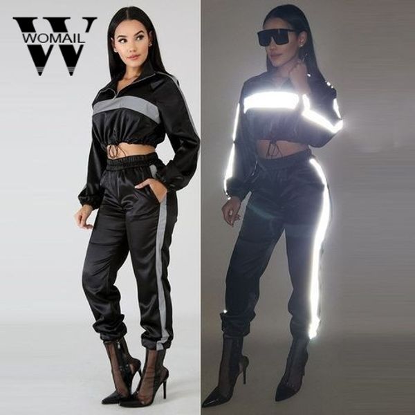 

two-piece set fashion women's glittered long sleeve hooded pullover t-shirt pants sports set, White