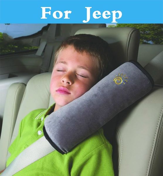 

car styling car protect shoulder pad adjust cushion safety belt sleep pillow for liberty renegade wrangler commander