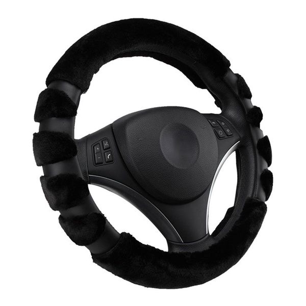 

new universal autumn winter non slip steering wheel cover with 3d design fit for cars universal wheel cover protector