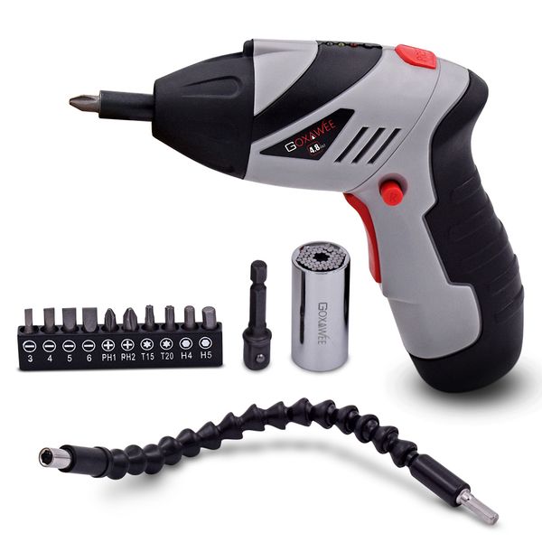 

4.8v cordless mini electric screwdriver household rechargeable screwdriver with precision magnetic bit power tools