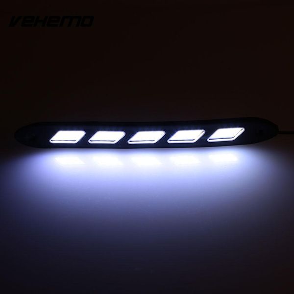 

vehemo cob strip daytime running light driving light fog waterproof for parking car driving durable motorcycle