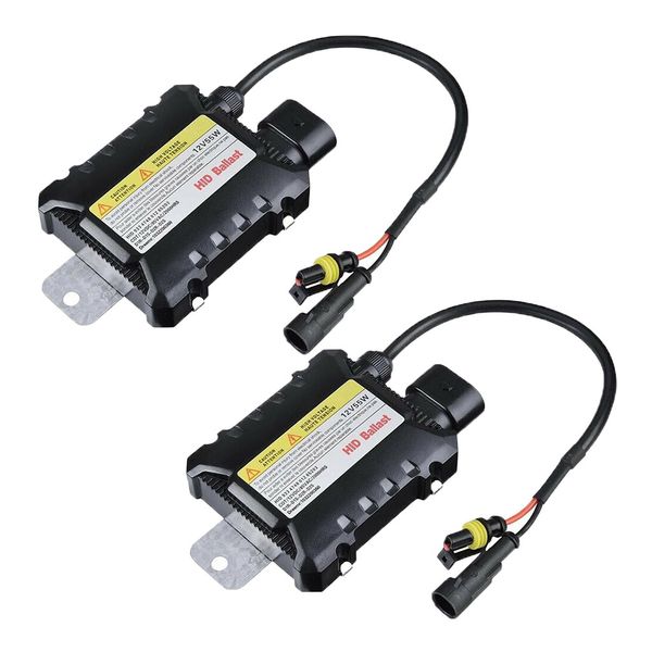 

2pcs hid балласт замена 12v 35w / 55w для xenon light h1 h3 h7 h8