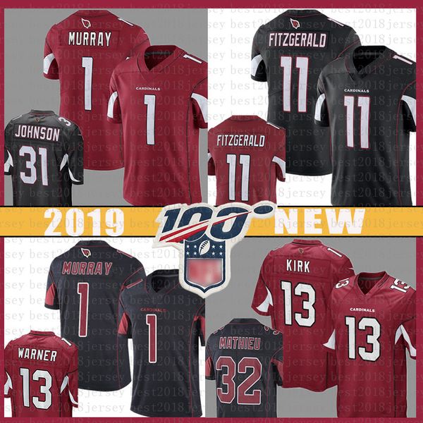 

1 kyler murray jer ey arizona 11 larry fitzgerald cardinal 31 david john on peter on color ru h football jer ey men