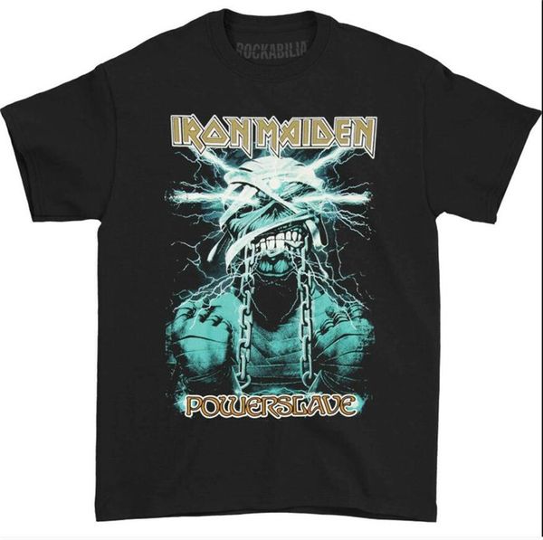 

официальная футболка iron maiden trooper обложка альбома логотип группы мужские хлопчатобумажные рубашки с коротким рукавом t0183, White