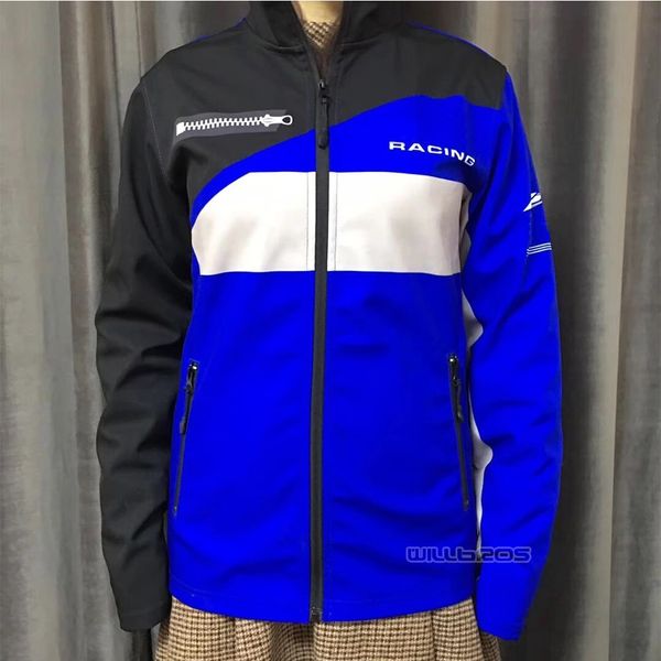 

motorcycle sweatshirt motorbike riding locomotive blue soft jacket mens