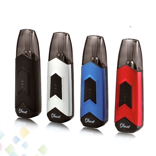 

Authentic ATVS Ghost Pod Kit 350mAh Portable Vape Mod Battery with 1.5ml Ceramic Coil Cartridge E Cigarette DHL Free