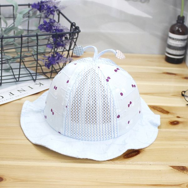 

baby toddler girls large brim sun hat cotton sun protection bucket hat fisherman's for baby girls, Yellow