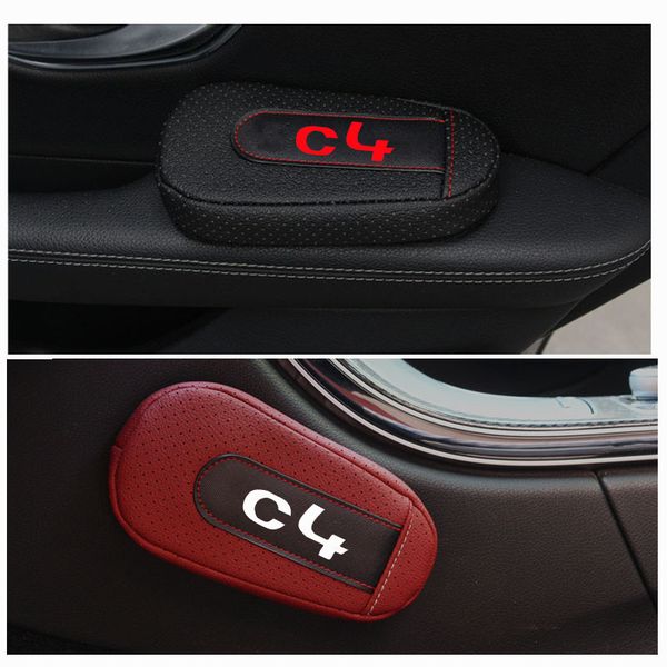 

soft leather leg cushion knee pad armrest pad interior car accessories for c4