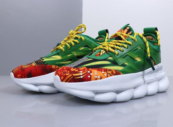 

versace chain reaction Chain Reaction Повседневные дизайнерские кроссовки Спортивная мода Повсед