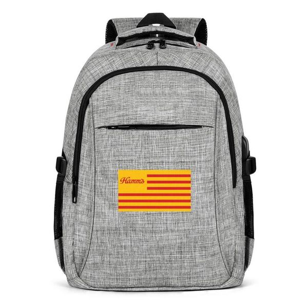 

hamms beer national flag meister fashion sports backpack,design crazy limited edition adjustable suitable for gym traveling backpack les