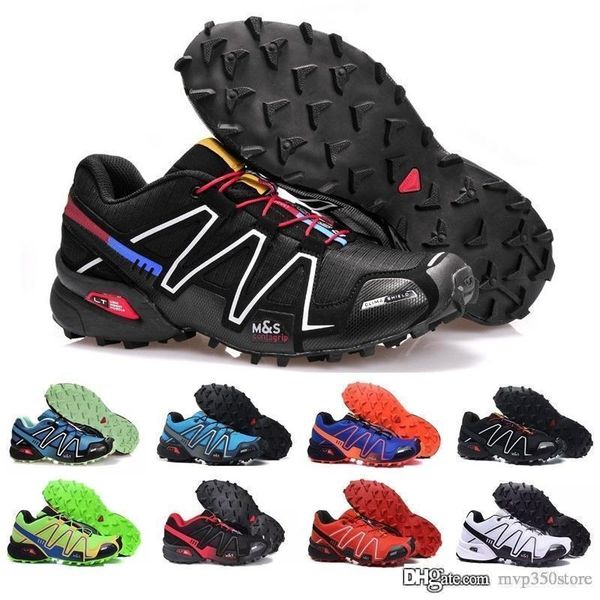 

2019 wholesale new zapatillas speedcross 3 designer casual shoes men speed cross walking athletic sneakers size 40-46, Black