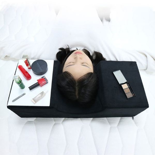 

special grafting eyelash pillow ergonomic tool aid stand support neck professional salon use extension curve flannel simple
