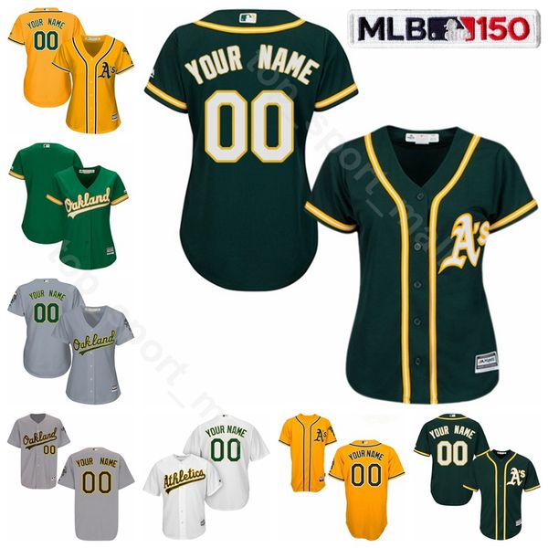 

Man Woman Youth Athletics Jersey Baseball Marcus Semien Khris Davis Jurickson Profar Chad Pinder Rickey Henderson Reggie Jackson Vida Blue