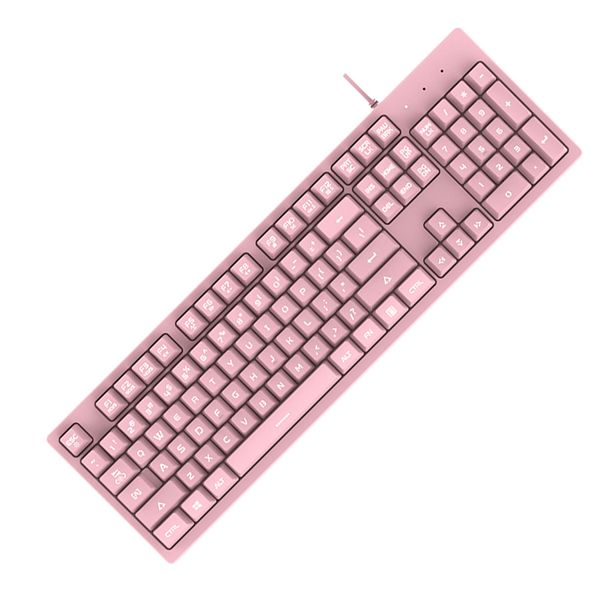 

replacement 104-key keyboard glowing white keypads for computer desktop