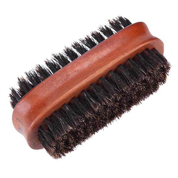 

2 sided salon men hair styling barber hair cutting duster cleaning brush, Silver