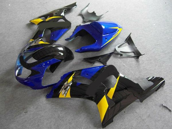 

4 подарки новый abs мотоцикл обтекатели набор, пригодный для suzuki gsx-r600 gsx-r750 600 750 k1 2002 2003 2001 01 02 03 темно-синий черный