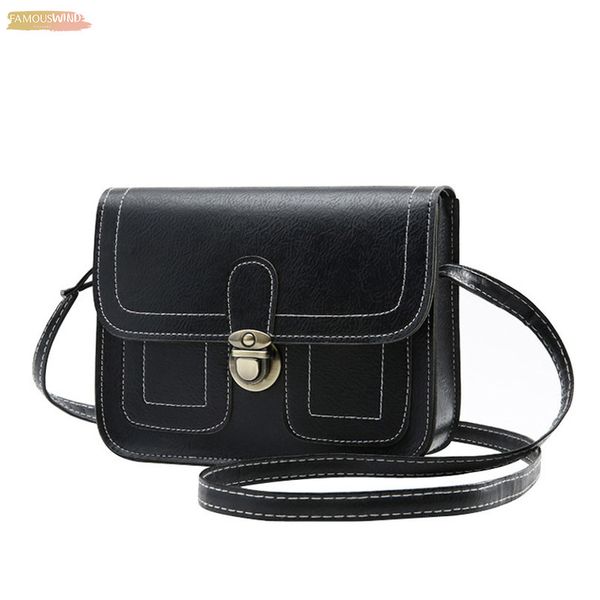 

women bag solid color imitation leather women shoulder bag croosbody bag casual handbag small square plain package