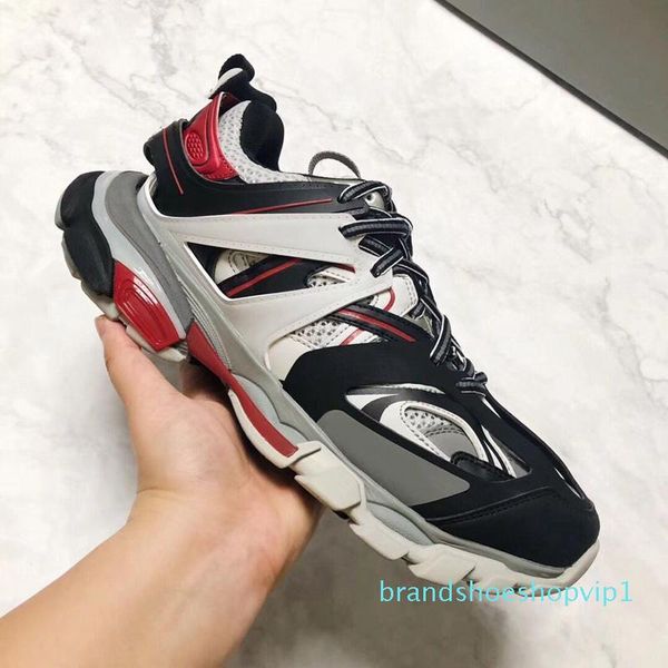 

luxury designer triple s 3.0 sneakers man casual shoes women platform outdoor sneakers tess s. gomma trek mesh nylon mens track trainers m02, Black