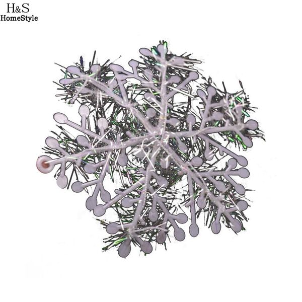 

string party christmas plastic set decorations gift white wedding pendant snowflake christmas 1 tree