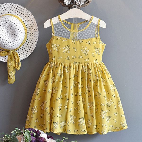 

Baby girl embroidered dre flower leevele kid floral cotton girl dre e ummer girl clothe with hat home clothing