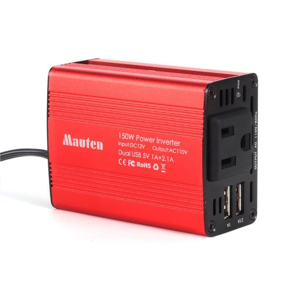 

car inverters dc 12 v - ac 110v/220 v 150w power inverte car styling sine wave power inverter ac dc converter adapter us plug